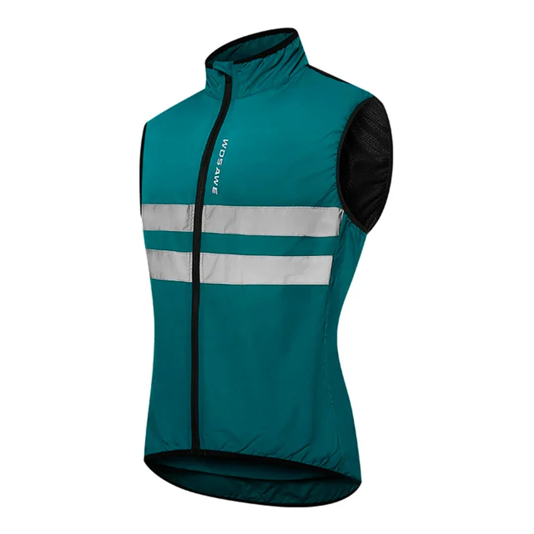 Gilet coupe-vent sans-manches Strada 24 Jaune Fluo - Björka : Tout l