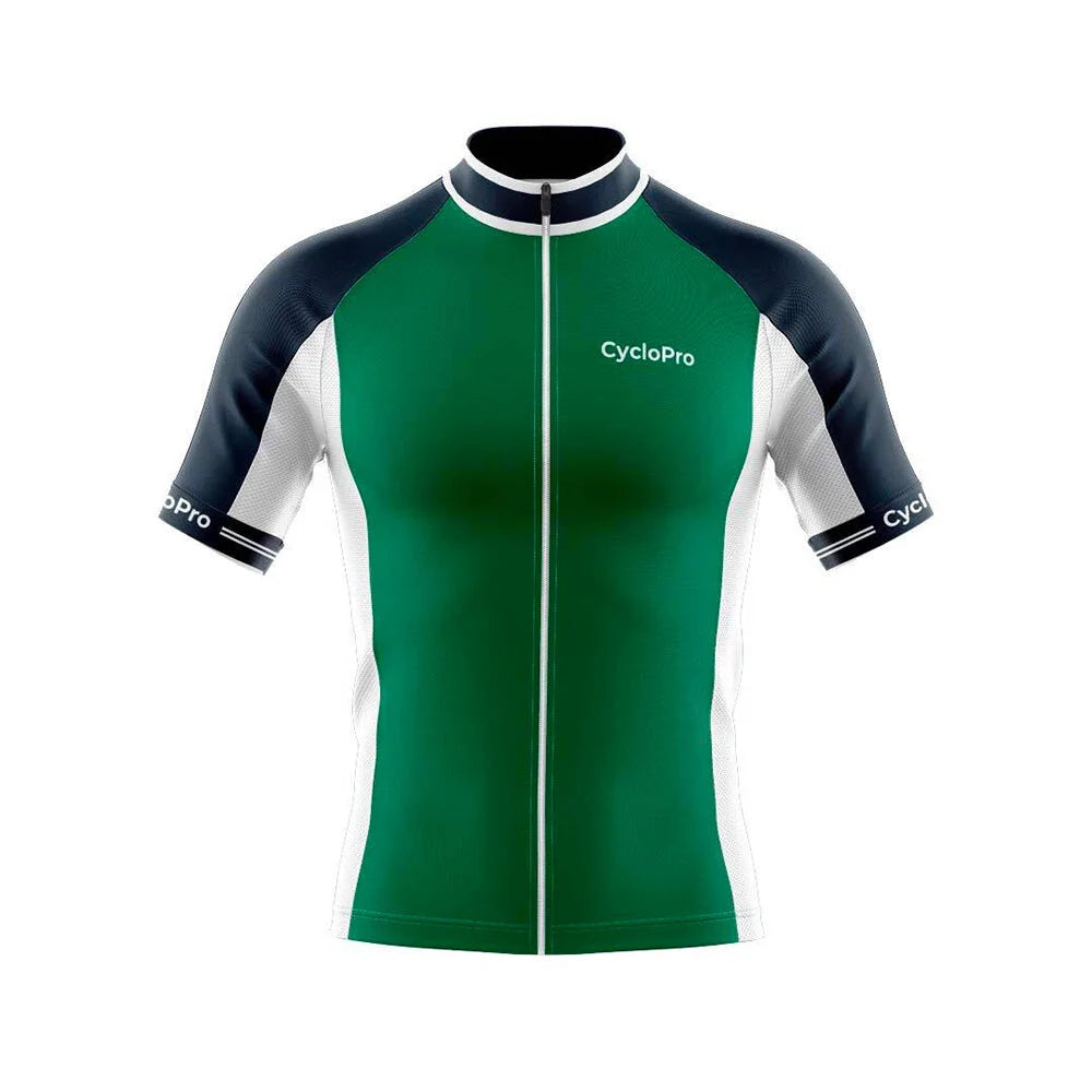 Mateju Maillot Cyclisme Hommes, Vert Tenue Cycliste Respirant Homme