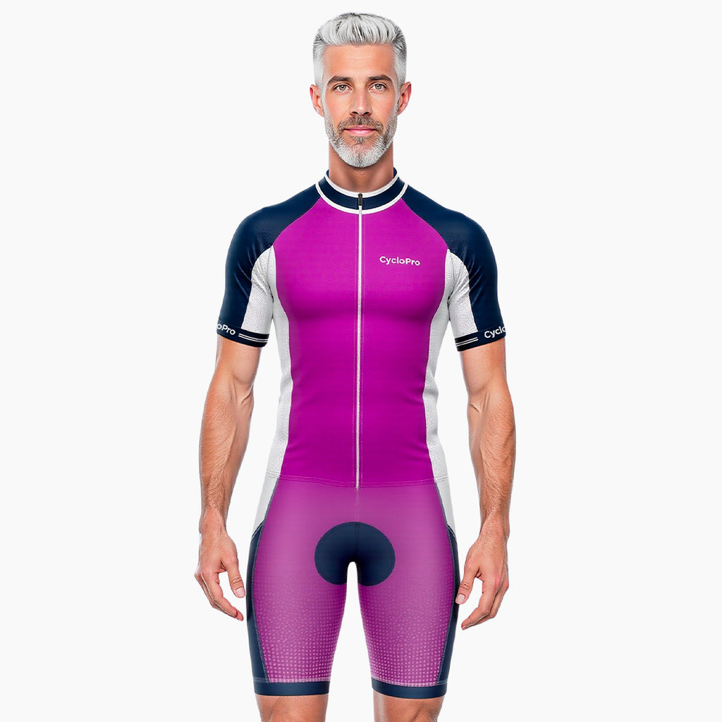 Short De Cyclisme Homme Toga Wear Multicolore - Taille S, Motif Nuages Abstrait