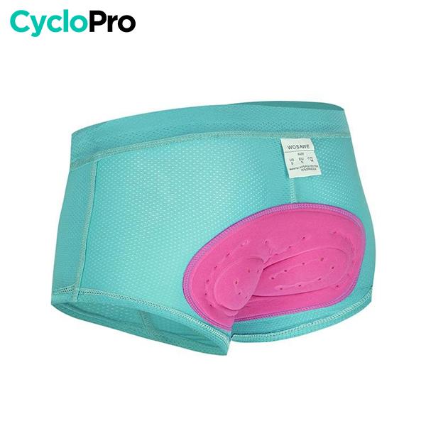 Boxer Cyclisme/VTT Absor+ - Femme I*Love*Cycling Store Turquoise XL 