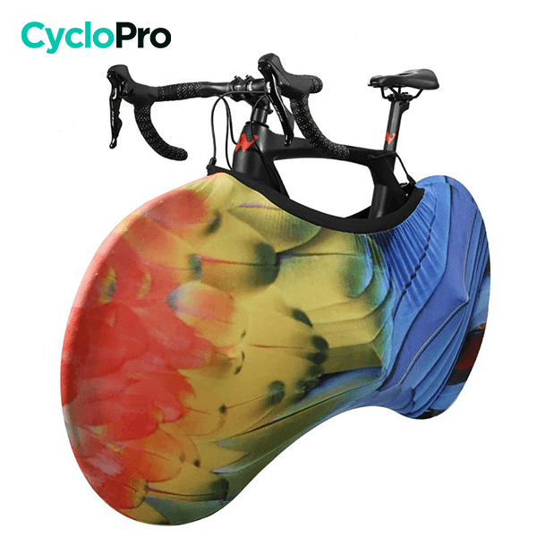 Housse de protection d'intérieure Cyclisme et VTT - Protect+ - Abstraite -  Multi-couleurs / Vélo de route
