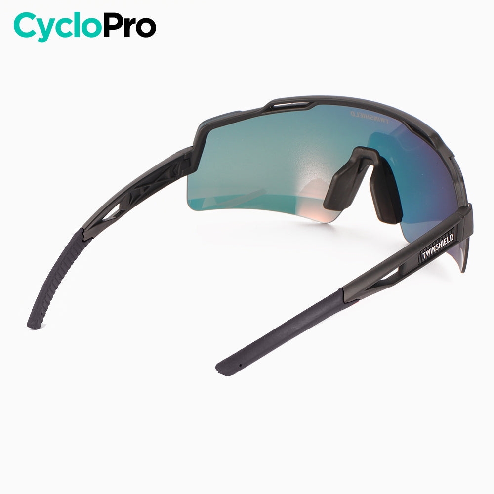 Lunettes polarisées pour Cyclisme Vert Anthracite - OPTIMAX - CycloPro