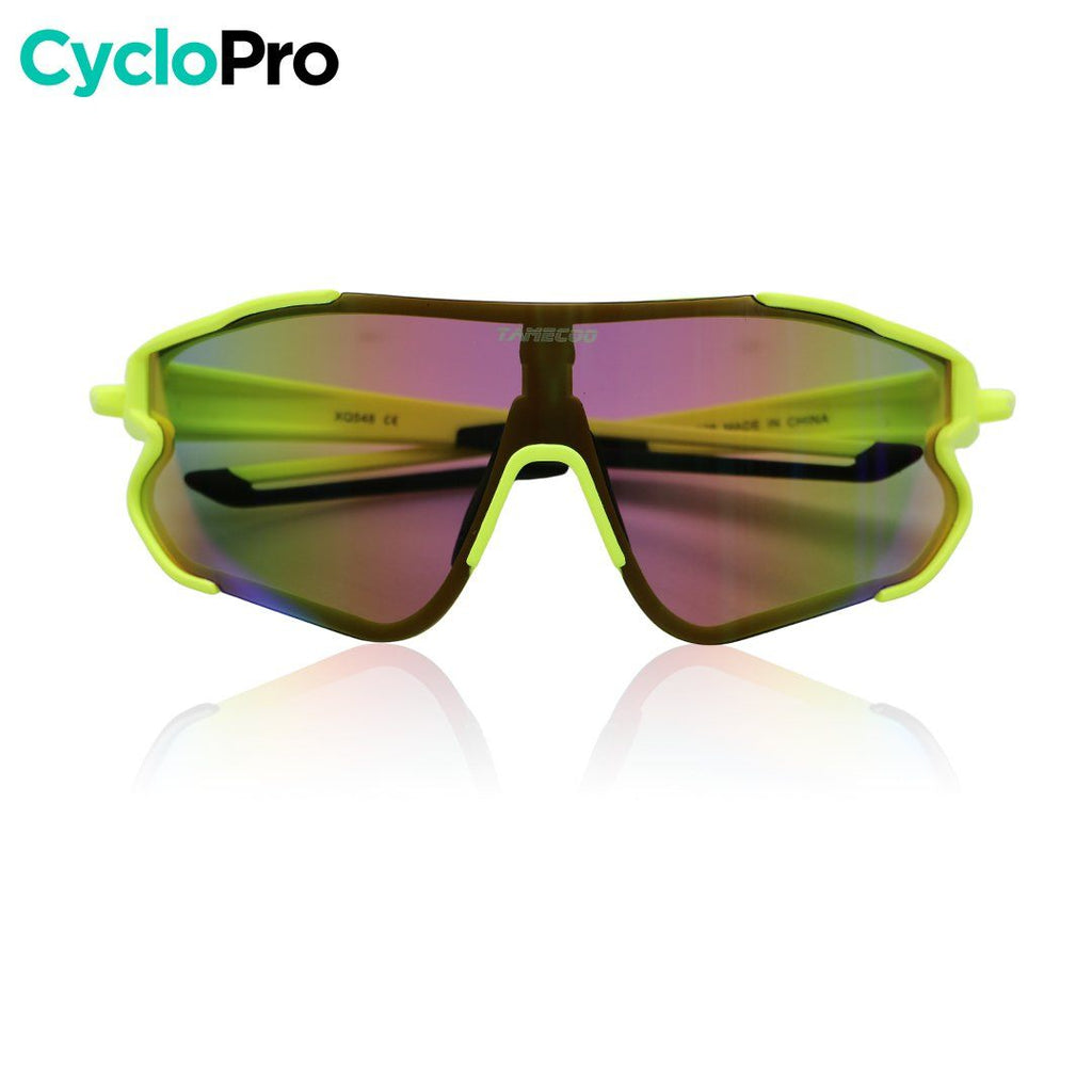 Lunettes Vélo Verres Interchangeables Jaune OPTIMAX CycloPro