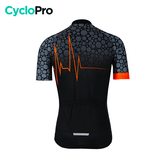 Maillot de cyclisme Orange - Pulsation+ Maillot court cyclisme GT-Cycle Outdoor Store 