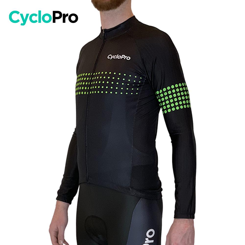 Mateju Maillot Cyclisme Hommes, Vert Tenue Cycliste Respirant Homme