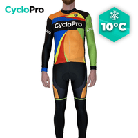 Tenue cycliste Automne multi-couleurs - Mosaïque+ Tenue de cyclisme automne homme GT-Cycle Outdoor Store Avec XS 