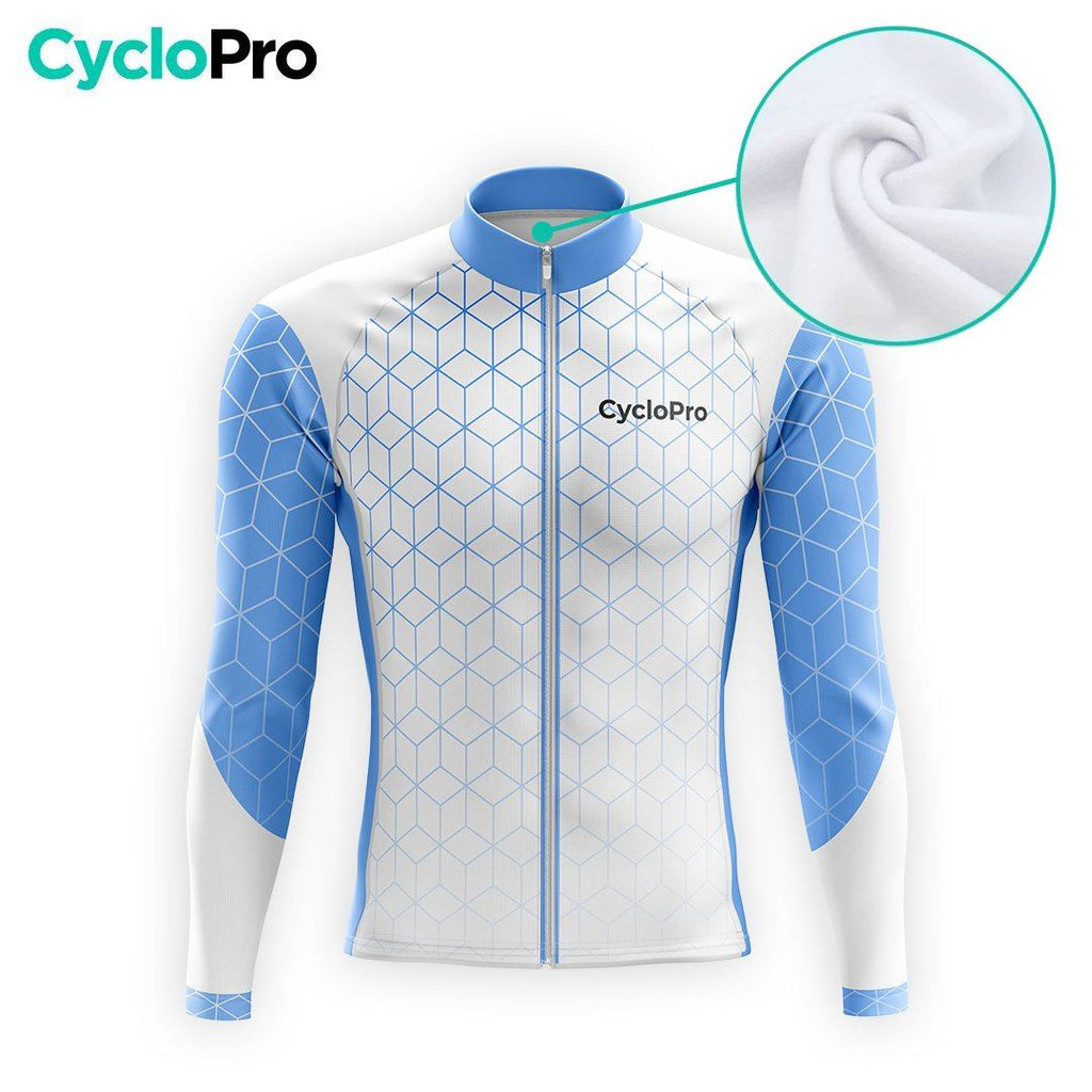 TENUE CYCLISTE HIVER HOMME BLEUE - SPEED+ - CycloPro