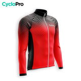 TENUE CYCLISTE HIVER HOMME ROUGE - COCCINELLE+ tenue cyclisme homme CycloPro 