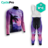 TENUE CYCLISTE HIVER HOMME - SUNSET+ tenue cyclisme homme CycloPro XS 