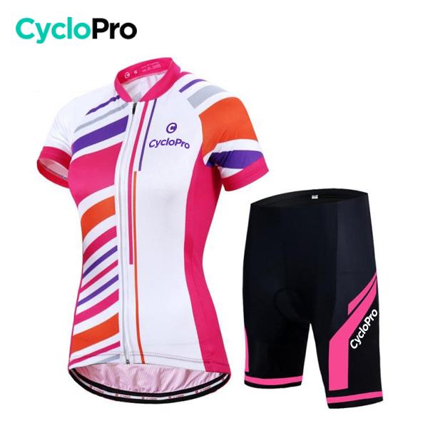 TENUE DE CYCLISME FEMME - ROAD+ Tenue de cyclisme été CycloPro Sans XXL 