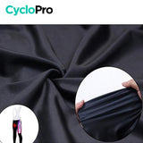 Tenue Vélo Hiver Violet - Confort+ tenue thermique femme CycloPro 