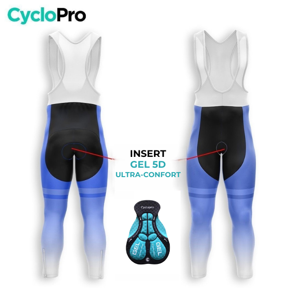 Autumn Blue Man Cycling Outfit - Trace+