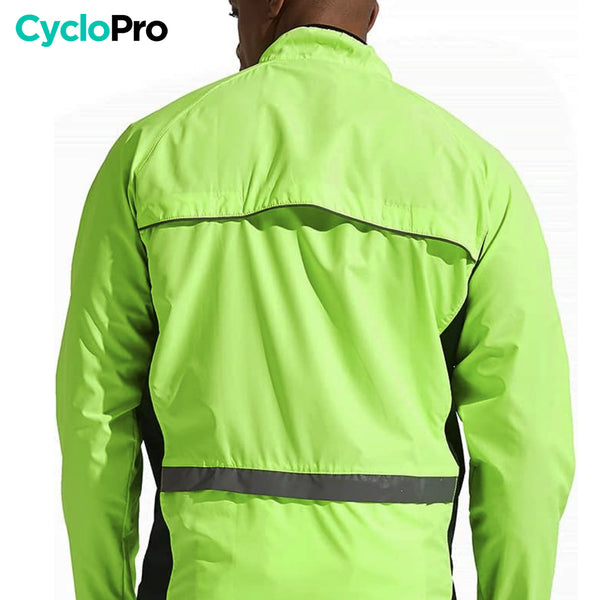 Veste De Cyclisme Imperméable Et Respirante - Homme Et Femme - Coupe-vent Réfléchissant Avec Capuche - 7