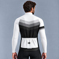 Maillot cycliste hiver Blanc - Agility 1