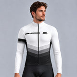 Maillot cycliste hiver Blanc - Agility
