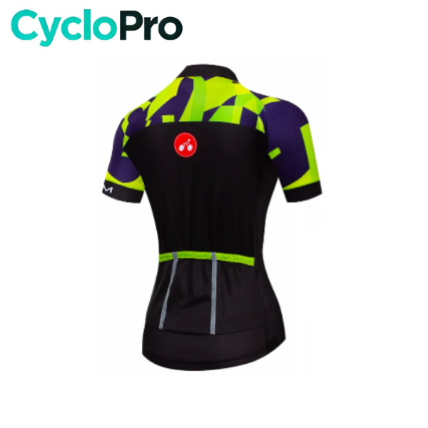 Maillot  Vélo de Route Noir et Vert - Heart+
