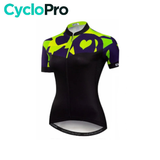 Maillot  Vélo de Route Noir et Vert - Heart+