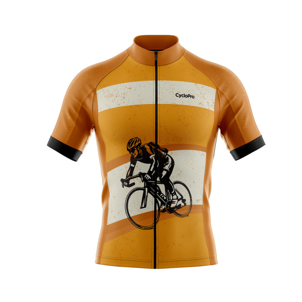Tenue cylisme vintage road maillot face