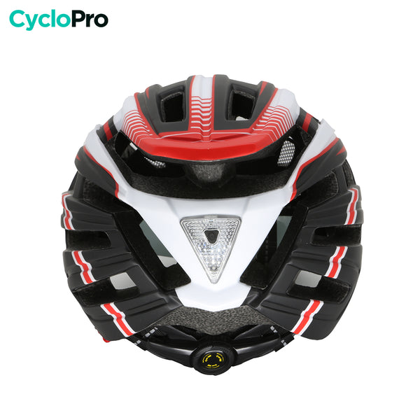 winter fahrradhelm mit visier Fahrradhelm mit weißem und rotem Visier