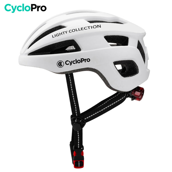 casque velo route blanc lighty 1