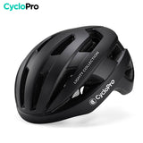 casque velo route noir lighty