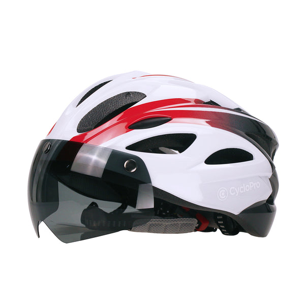 Casque Vélo VTT Avec Lumières LED – Avant Blanc, Arrière Rouge – Charge USB, Réglable, 20 Aérations – Taille M/L