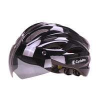 casque velo visiere noir adventure