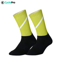 chaussettes-cyclisme-Pro-Max-jaune