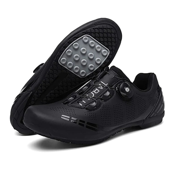 Chaussures Vélo Route ProtectWEAR RRS-15006 – Taille 42 – Noir/Blanc – Confort Et Rigidité