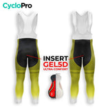 COLLANT CYCLISTE HIVER HOMME / JAUNE - DIMENSION+ cuissard long homme GT-Cycle Outdoor Store 
