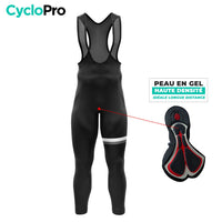 Collant cycliste hiver Bleu - Agility - DESTOCKAGE