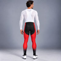 collant dimension rouge cycliste thermique