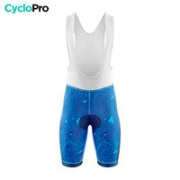 cuissard cyclisme wave bleu