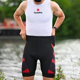 cuissard cycliste homme sans bretelles practical rouge 1