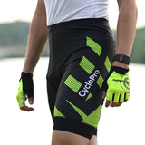 cuissard cycliste homme sans bretelles practical vert clair 3