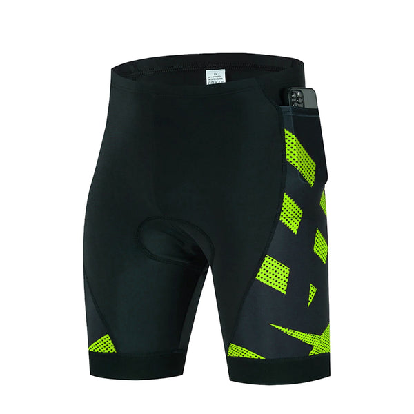 cuissard cycliste homme sans bretelles-practical vert clair 5