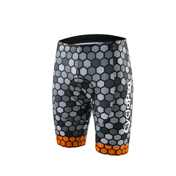 Cuissard Orange pour VTT et Cyclisme - Atmosphère+ Cuissard court pour homme GT-Cycle Outdoor Store Gris et orange Sans S