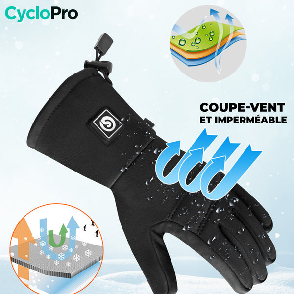 Gants Chauffants Vélo - HeatingPlus – CycloPro