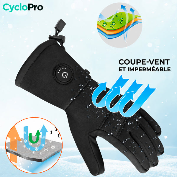 gants chauffants heatingplus 9