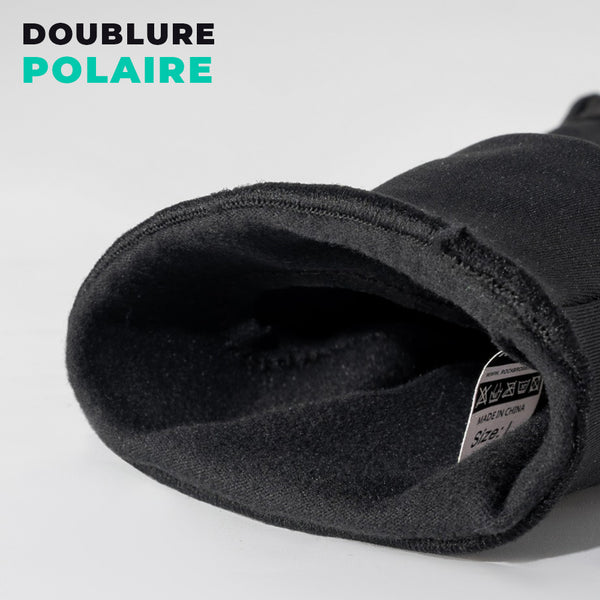 gants de running skinny noir 1