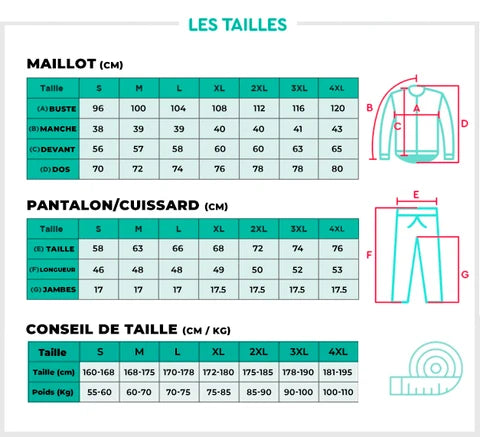 Guide maillot été classique