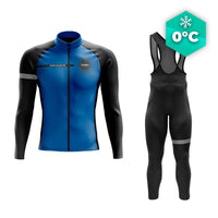 Tenue cycliste hiver Bleue - Eklïps