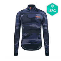 Veste Thermique de cyclisme bleue foncée - Commandeur