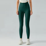 legging fitness taille haute femme vert profond