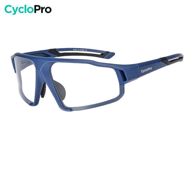 lunette photochromique velo bleue