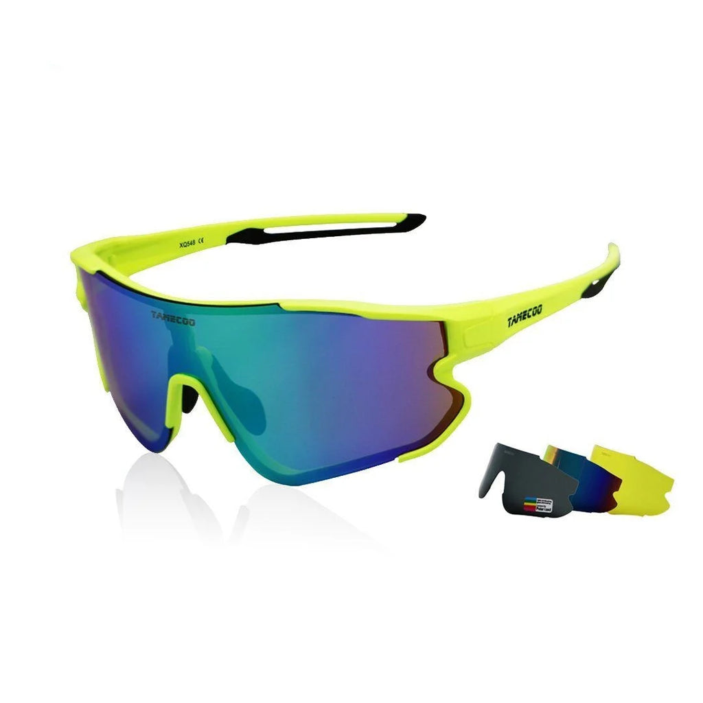 fahrradbrille austauschbare gläser Fahrradgläser austauschbare Brille gelb - Optimax