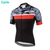 maillot-3-4-ete-cycliste-rouge-camoride