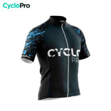 maillot cyclisme bleu cyclopro 34