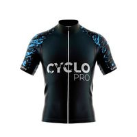 maillot cyclisme bleu cyclopro