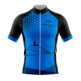 maillot cyclisme bleu mont ventoux